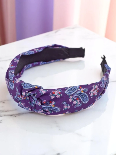 Royalfashion Molly Twist bentita împletită cu model