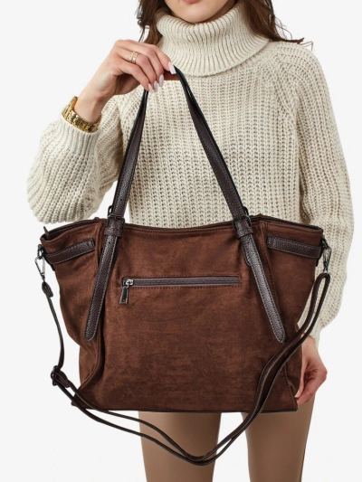 Geantă de damă shopper eco piele întoarsă Daville