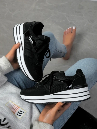Royalfashion Pantofi sport pentru femei pe platformă Revided