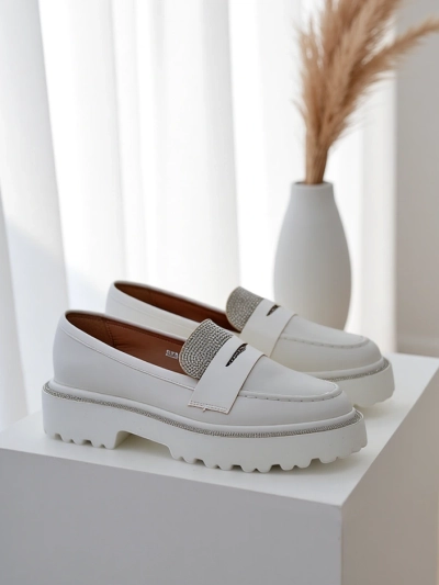 Royalfashion Mocasi femei cu strassuri Vinness