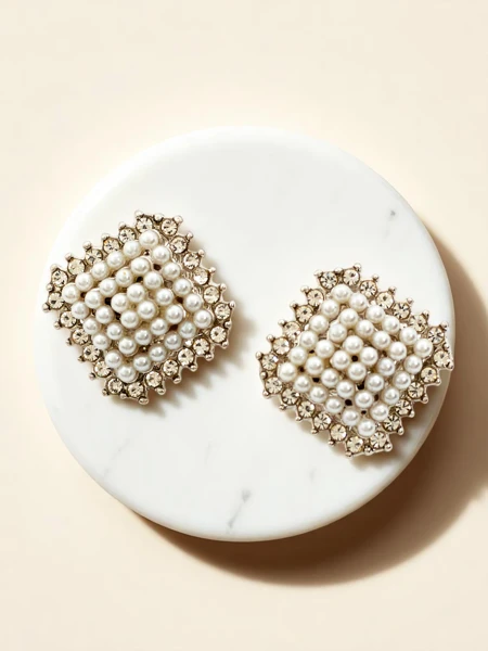 Royalfashion Cercei clip-on pentru femei cu zirconiu cubic