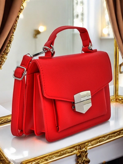 Royalfashion Geantă plic de damă cu mâner Amalthea Avorio