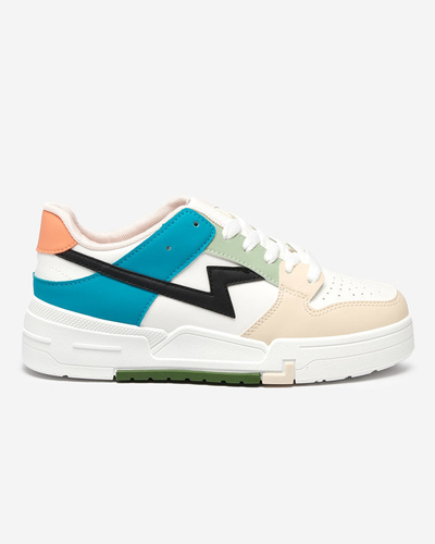 OUTLET Pantofi sport dama Tremsi bej si albastru - Incaltaminte