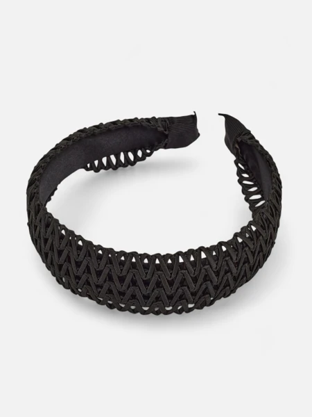 Royalfashion Opaska rum ażurowa împletită