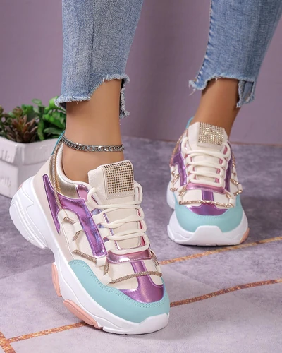 Royalfashion Sneakers colorate pentru femei Casiia