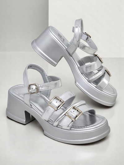 Royalfashion Sandale dama cu toc jos Otteze