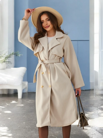 Royalfashion Palton lung pentru femei
