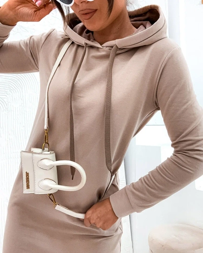 Royalfashion Rochie mini pentru femei din țesătură de bumbac