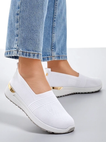 Pantofi slip-on din material pentru femei Royalfashion Perfeti