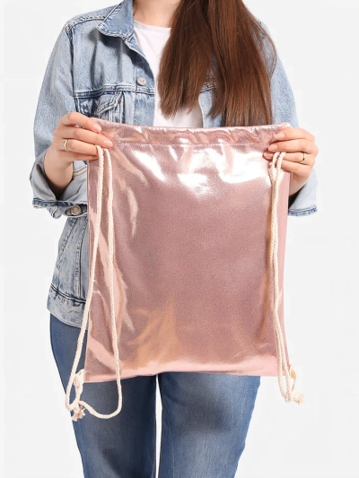 Royalfashion Rucsac cu șnur din material lucios