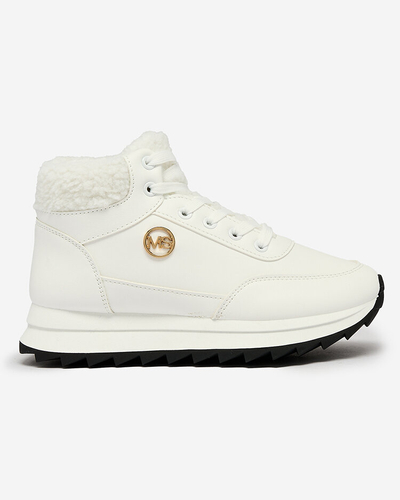 Royalfashion Pantofi sport izolați pentru femei, în alb Cerrto