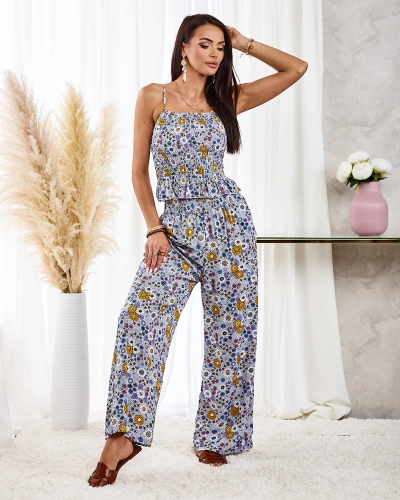 Royalfashion Set de damă cu model în albastru