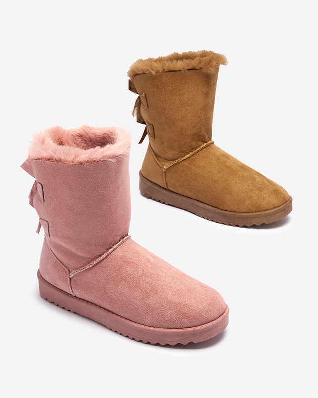 Botine de dama roz Izuni - Incaltaminte