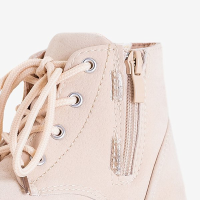 Cizme bej Meridan pentru fete - Încălțăminte