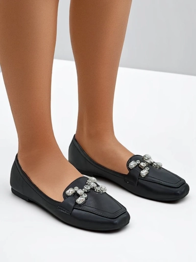 Mocassini Royalfashion pentru femei cu strasuri Lecilla