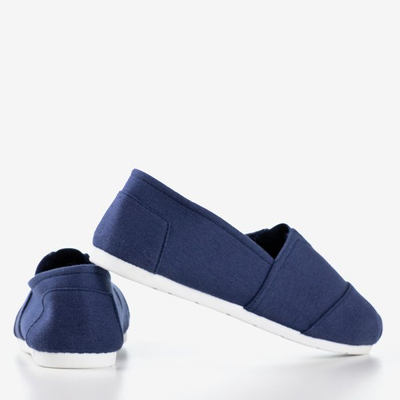 OUTLET Adidași alunecați pentru femei, de culoare bleumarin, Slavarina - Încălțăminte