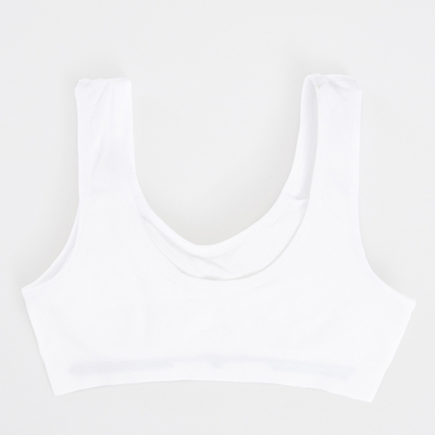 Sutien de sport alb pentru copii - Lenjerie de corp