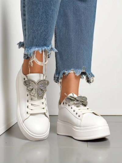 Sneakeri Platformă Royalfashion pentru Femei cu Fluture Obellay