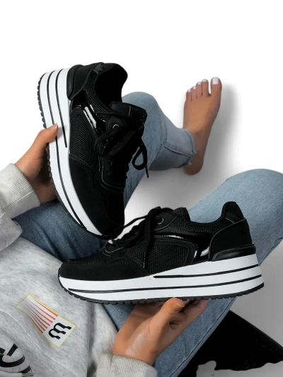 Royalfashion Pantofi sport pentru femei pe platformă Revided