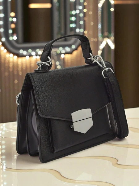 Royalfashion Geantă plic de damă cu mâner Amalthea Avorio