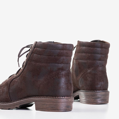 Genti dama maro inchis cu abraziuni decorative Tusyon - Pantofi