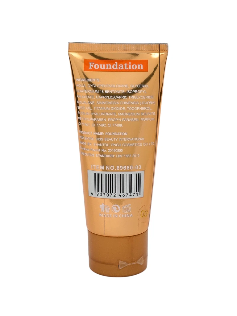 Kiss Beauty Fond de ten cu ser cu colagen - iluminator 24H