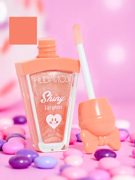 Luciu de buze cu sclipici culoarea Coral