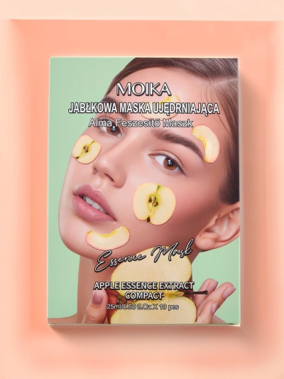 MOIKA Mască de față fermantă cu mere 25 ml x 10 buc