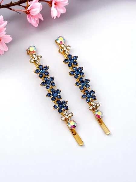 Royalfashion Agrafă de păr cu floare din strasuri Sparkle Blossom