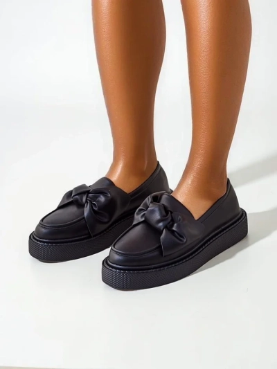 Royalfashion Mocasi elegante pentru femei cu funda Ortto