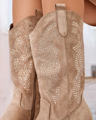 Royalfashion Cizme de cowboy cu toc Kellib pentru femei