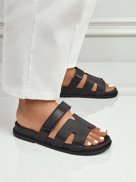 Royalfashion Papuci de damă din piele ecologică FlexiComfi