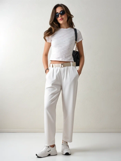 Royalfashion Pantaloni simpli pentru femei