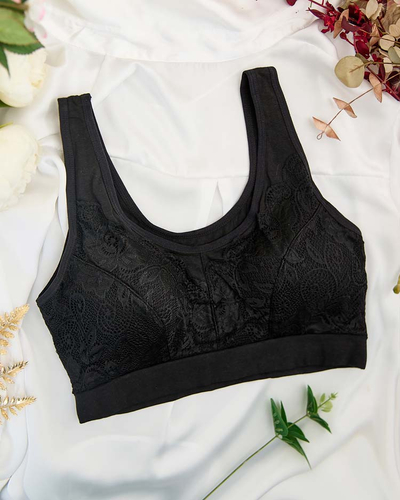 Royalfashion Sutien sport pentru femei cu dantelă PLUS SIZE