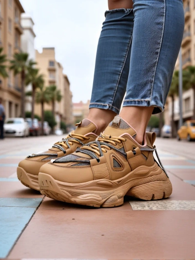 Sneakers pentru femei Royalfashion cu talpă groasă Reterri