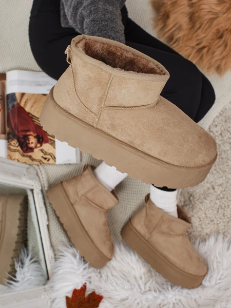 Botine scurte de damă tip snowboots Vessia