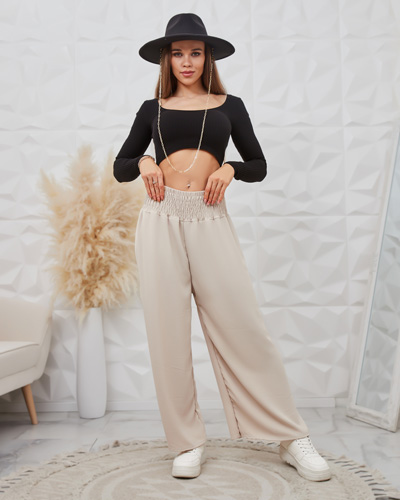Royalfashion Pantaloni largi de damă