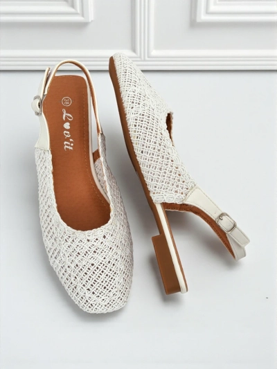 Royalfashion Sandalye dămsko s ku klaftă di-napoi Breeze Woven