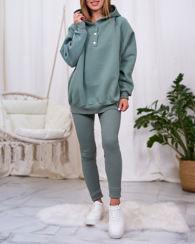 Royalfashion Set de 3 piese pentru femei Green