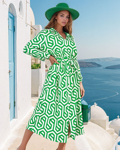Royalfashion Rochie midi cu imprimeu pentru femei