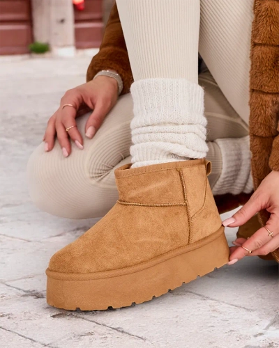 Ghete scurte de zapadă pentru femei de la Royalfashion a'la Hawanni