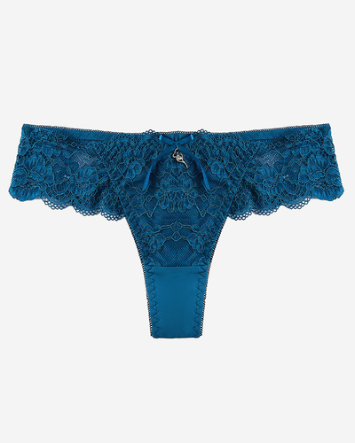 Royalfashion Chiloți de sutien din dantelă turcoaz