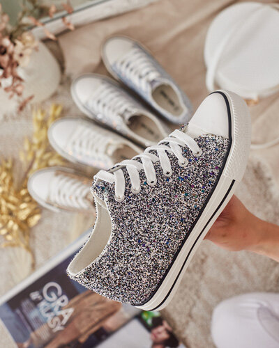 Royalfashion Adidași de damă pe toc acoperit Finia