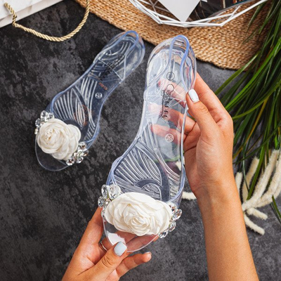 OUTLET Melissa transparenta cu decoratiuni Malia - Incaltaminte