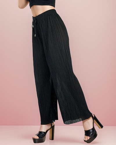 Royalfashion Pantaloni largi plisați de damă