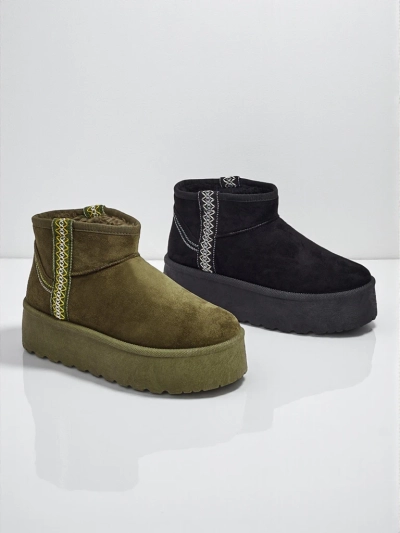 Cizme scurte de damă tip snowboots Althea