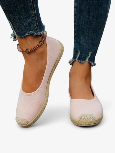 Espadrile ecologice din suede pentru femei Royalfashion Aroles