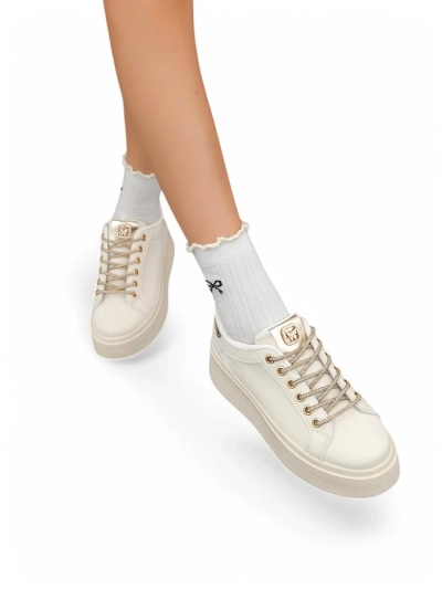 Royalfashion Pantofi sport pentru femei cu șnururi decorative Eone