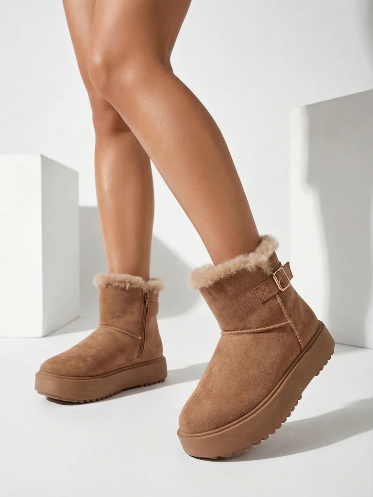 Royalfashion Kratke buti a'la snegovci ženske Winter Crest