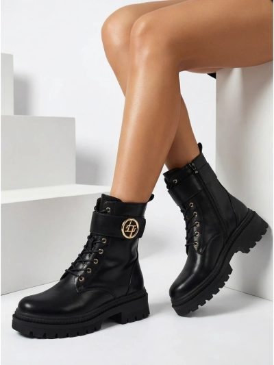 Botine Dama din piele ecologica Eulin